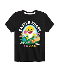 Hybrid Boys' Toddler 2T-5T Baby Shark Easter Short-Sleeve Graphic T-Shirt