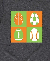 Hybrid Boys' Toddler 2T-5T Instant Message Sport Easter Eggs Short-Sleeve Graphic T-Shirt