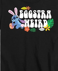 Lilo & Stitch Boys' 8-20 Eggstra Weird Short-Sleeve Graphic T-Shirt