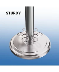 Gse Games & Sports Expert Metal 6 Floor Stand Pool Cue Rack, Billiard Rack Only, Style