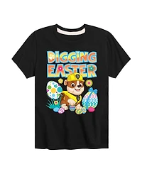 Hybrid Boys' Toddler 2T-5T Paw Patrol Digging Easter Short-Sleeve Graphic T-Shirt