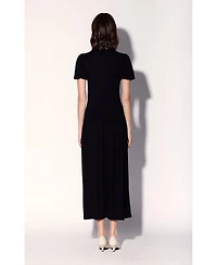 Walter Baker Women's Shayna Balloon-Sleeve Drop-Waist Maxi Dress