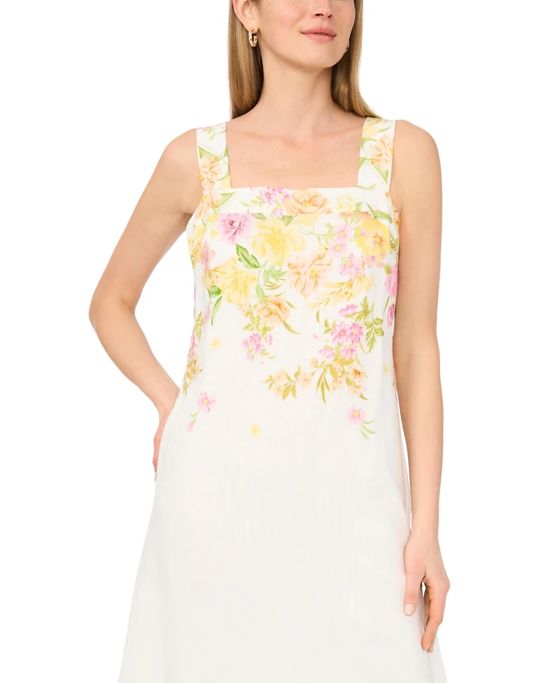 Vince Camuto Women's Square Neck Maxi Dress