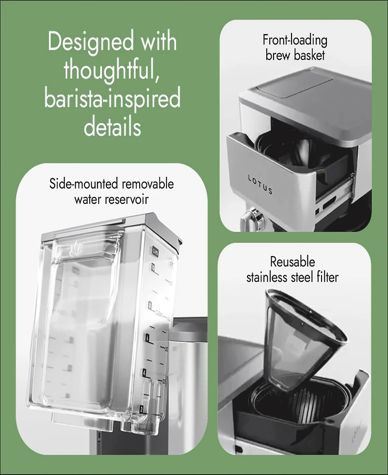 Lotus Professional Series the Top Drip Coffee Maker