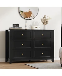gaomon Drawer Dresser for Bedroom, Large Dresser with Deep Drawers & Metal Knobs