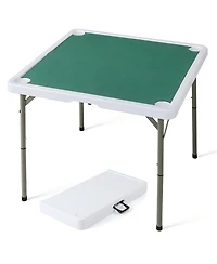 Hongge 4 Player Game Card Folding Mahjong Table with Cup Holders