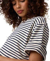 Ingrid + Isabel Maternity Cropped Sleeve Sweatshirt