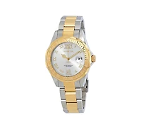 Invicta Women's 12852 Pro Diver Quartz Gold Dial Watch