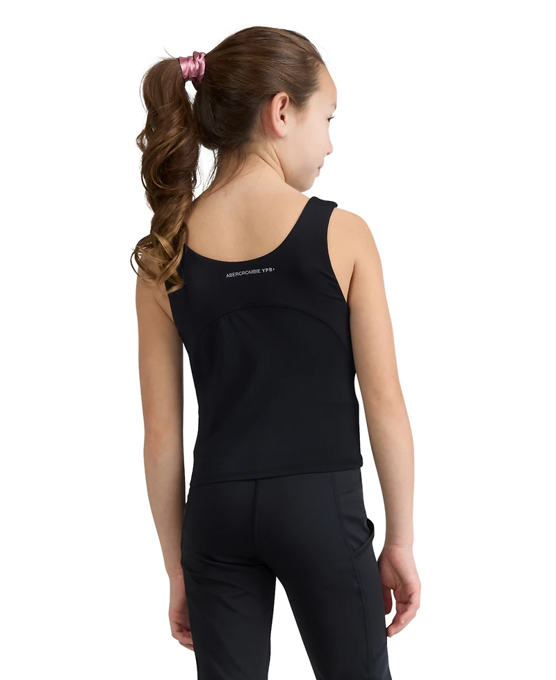abercrombie kids Girls' Cropped Sleeveless Active Tank Top