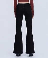 Vervet Women's Mid Rise Seamless Waistband Flare Jeans