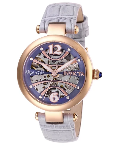 Invicta Women's 26370 Objet D Art Quartz Skeleton Dial Watch