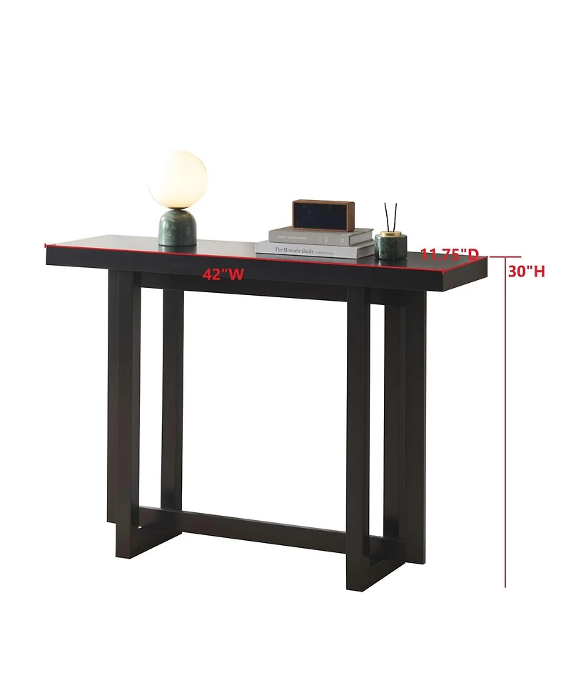 Kings Brand Furniture Console Table for Entryway, Wood Sofa Behind Couch, Narrow Accent Entry Living Room, Hallway & Foyer