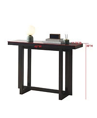 Kings Brand Furniture Console Table for Entryway, Wood Sofa Behind Couch, Narrow Accent Entry Living Room, Hallway & Foyer