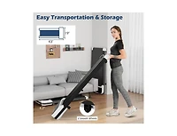 Hongge 2.5HP Under Desk Treadmill with Remote Control and 3 Countdown Modes-White