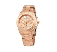 Technomarine Men's Tm-219008 Manta Quartz Chronograph Rose Gold Dial Watch
