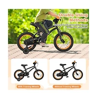 Hongge 14 Inch Kids Bike Sport Bicycle for 3-5 Years Old with Adjustable Seat