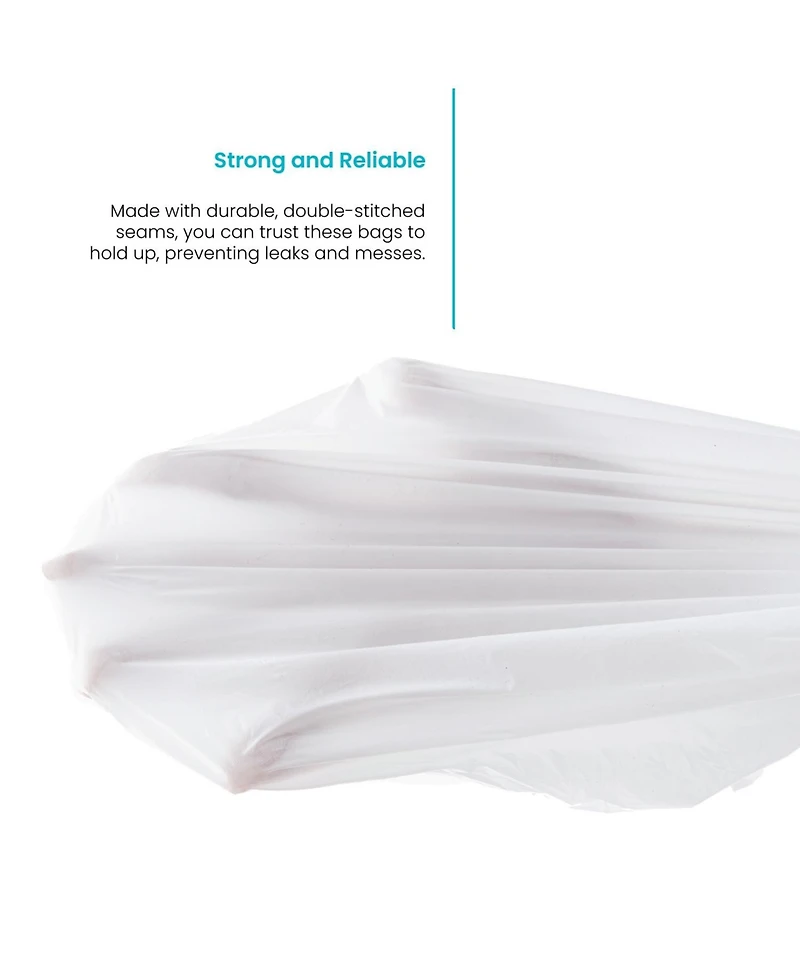 Home Zone Living Code 30R Drawstring Kitchen Trash Bags Custom Fit for 8 Gallon Recycling Bins, 30-Count