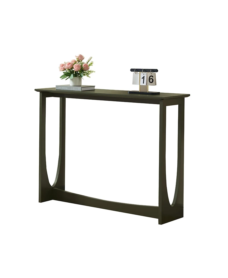 Kings Brand Furniture Wood Console Table, Entryway Sofa Table for Hallway, Living Room, or Behind Couch