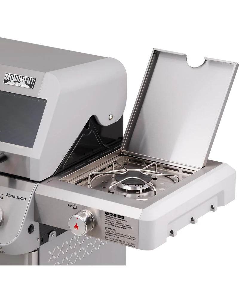 4 Burner with Broil Zone Stainless Steel Mesa Series Grill