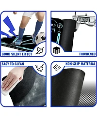peneyon Soccer Training Mat with Ball Socks – Non-Slip Gear for Adults & Pros: Boost Speed, Strength & Coordination