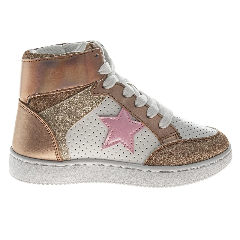Kensie Girl Little Girls High Top Sneakers Stylish and Trendy Footwear