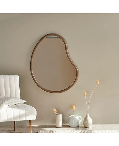 Tikamoon Dim mindi wood mirror 85x65