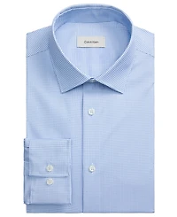 Calvin Klein Men's Spread Collar Poplin Dress Shirt