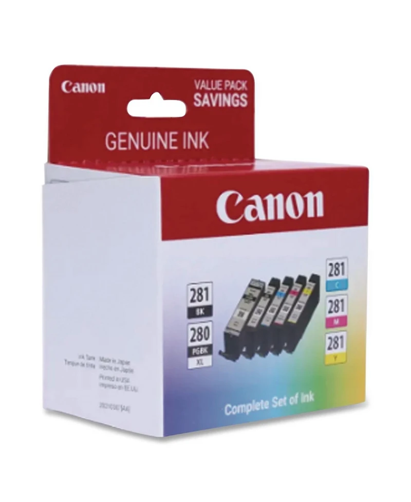 Canon Pgi-280 Xl / Cli-281 4 Color Pack for Select Pixma Tr, Ts Series Printers