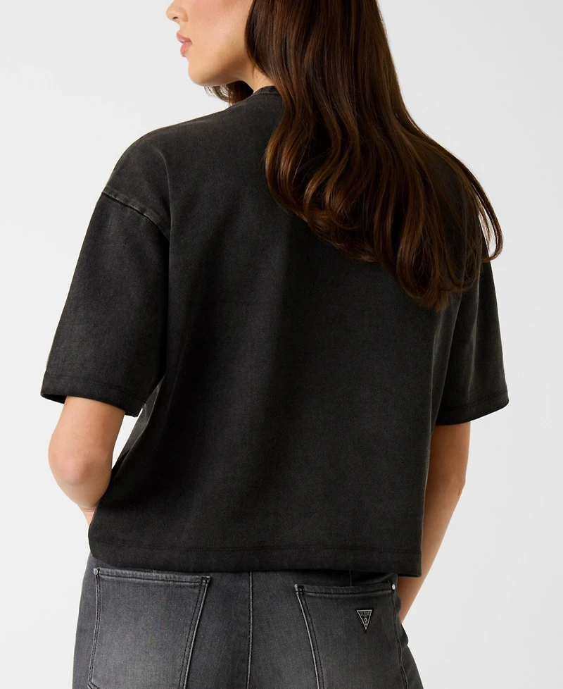 Guess Women's Short-Sleeve Race Car Graphic T-Shirt