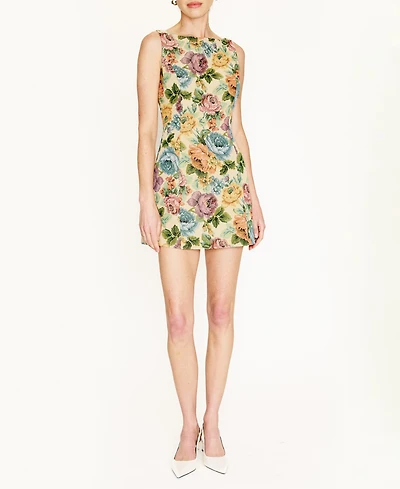 Line & Dot Women's Python Sleeveless Mini Dress