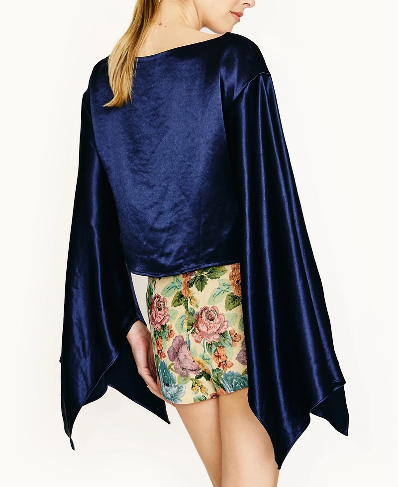 Line & Dot Women's Avanelle Boat Neck Top