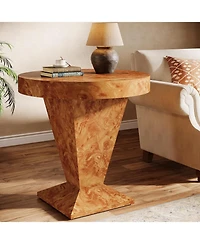 Tribesigns Round Side Table, Modern Accent Furniture for Living Room
