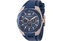 Technomarine Men's Tm-125030 Cruise Quartz VH63 Dark Blue, Black Dial Watch