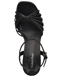 Calvin Klein Women's Izabella Strappy Kitten Heel Dress Sandals