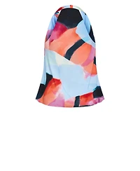 City Chic Women's Chloe Aspect Print Cowl Neck Top