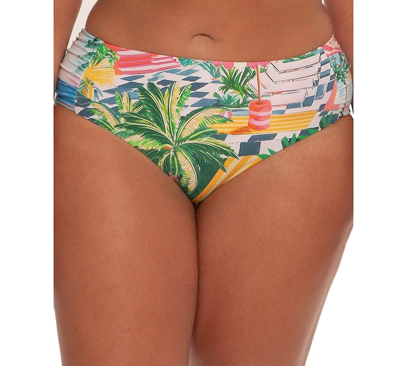 Becca Etc Plus Miami Beach Shirred Side Hipster Bottoms