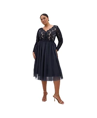 City Chic Women's Rare Beauty Midi Dress