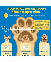 Aronkl Anti-slip Breathable Dog Boots with Reflective Straps for Paw Protection