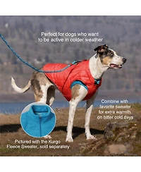 Aronkl Loft Dog Jacket: Insulated, Reversible, Water-Resistant, Reflective, Adventure Ready