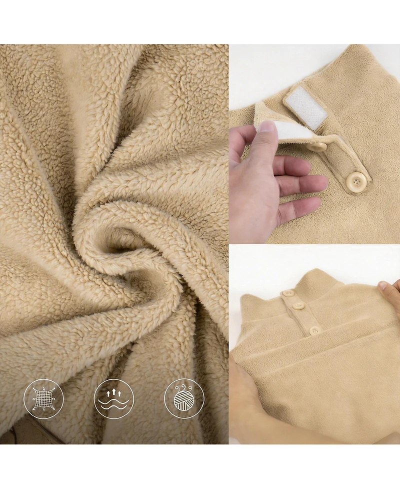 Aronkl Dog Fleece Pajamas for Warmth and Comfort