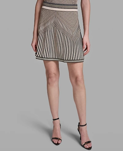 Bcbg Women's Mix Pattern Sweater Skirt