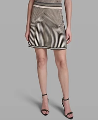 Bcbg Women's Mix Pattern Sweater Skirt