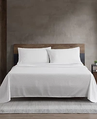 Kenneth Cole New York Wavy Checker Microfiber 4-Pc. Sheet Set