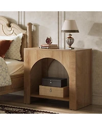 Tribesigns Nightstand with Storage, Large Bed Side Table for Bedroom, 1PCS