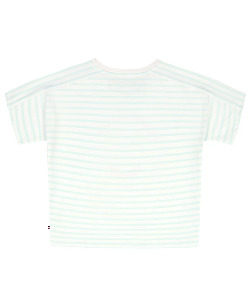 Tommy Hilfiger Girls' 7-16 Short-Sleeve Stripe T-Shirt