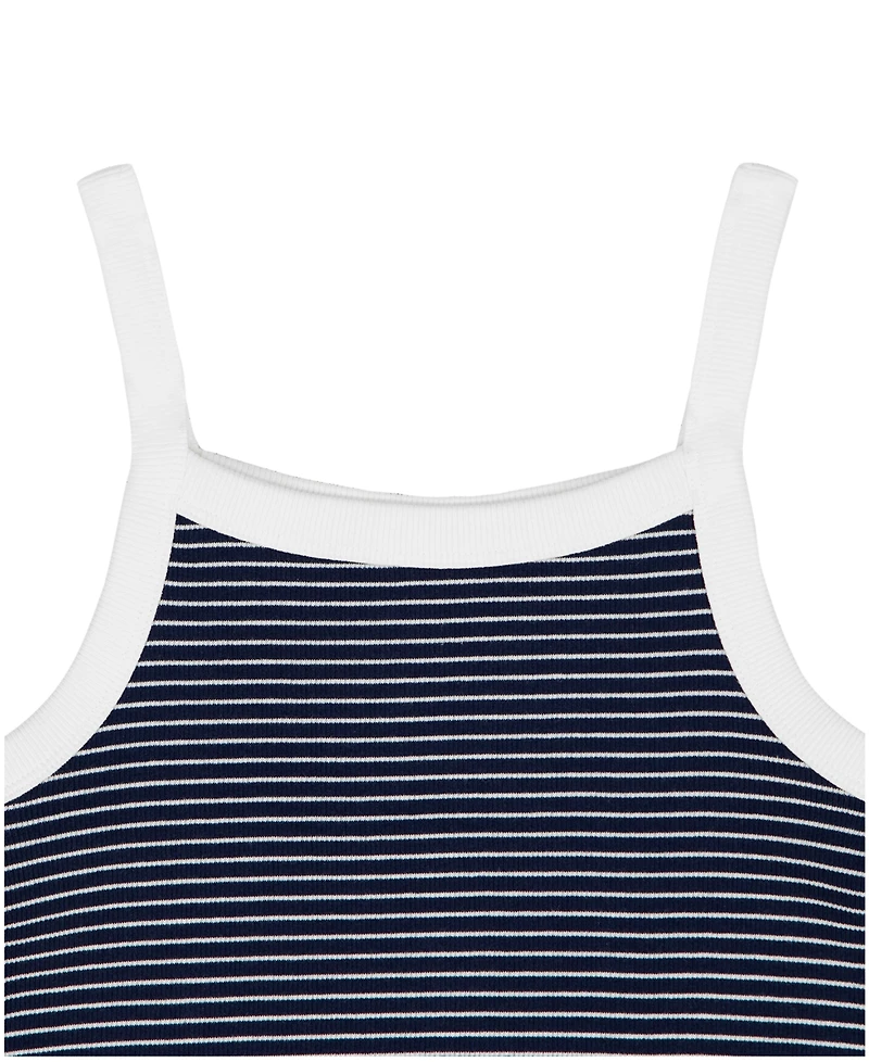 Tommy Hilfiger Girls' 7-16 Sleeveless Stripe Tank Top