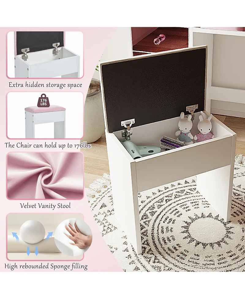 flynama Stylish Coffee Table with 2 Drawers Finish Modern Living Room Center Table with Storage