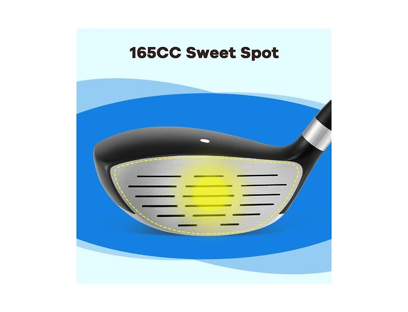 Hongge 38 Inch Junior #3 Fairway Wood Golf Club with Fiberglass Shaft for Kids 11-14