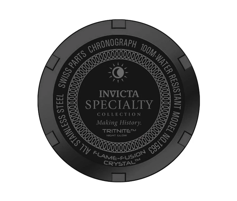 Invicta Men's 1563 Specialty Quartz Chronograph Black Dial Watch