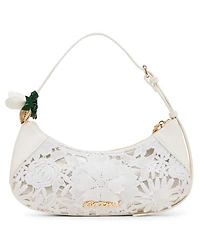 Betsey Johnson Lacey Crochet Small Shoulder Bag